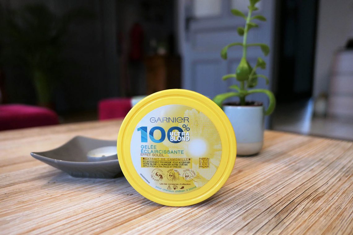 Gelée éclaircissante Garnier mon avis et test du 100 Ultra Blond!