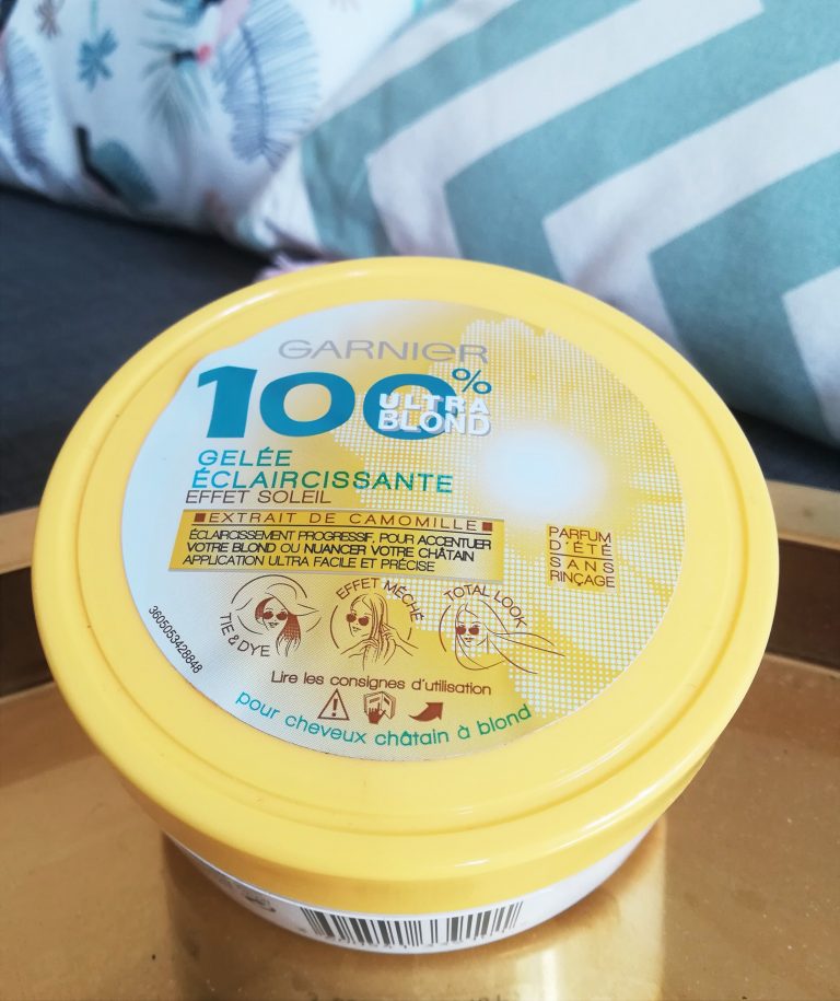 Gelée éclaircissante Garnier mon avis et test du 100 Ultra Blond!