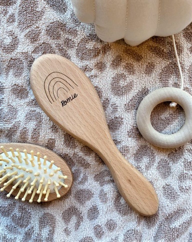 Brosse à Poils En Bambou Vivezen 42 Cm – Manche Amovible, écologique